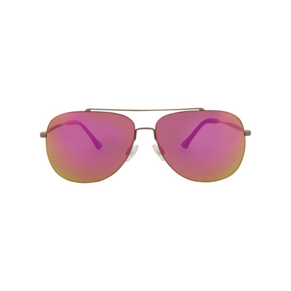 Maui Jim Cinder Cone Aviator-Frame Titanium Sunglasses Brown Unisex-Adult